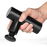 Перкусійний масажер з 6 насадками в кейсі Gun Massager / Масажер для тіла / Ручний масажер, фото 7