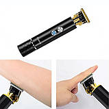 Машинка для стрижки Geemy GM 6605 з насадками / Тример для бороди / Чоловічий тример / Тример для волосся, фото 6