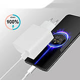 Мережевий зарядний пристрій 120W, USB / Зарядка для телефону / Адаптер зі швидким заряджанням / Блок для зарядки, фото 5