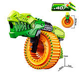 Бластер з м'якими кулями (40шт), Shooting / Автомат-бластер / Скорострільний бластер / Бластер дитячий, фото 9