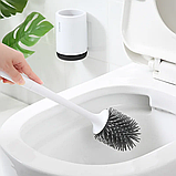 Силіконовий йоржик для унітазу на стіну, Toilet Brush / Настінний йоржик-щітка для туалету, фото 5