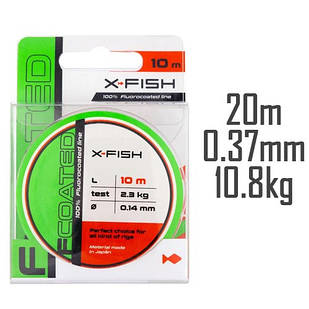 Флюорокарбон X-Fish FCoated 20m 0.37mm 10.8kg