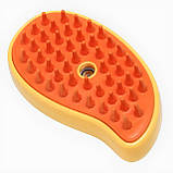 Парова щітка від шерсті для котів, з USB, AD-2220, Жовтий / Щітка для тварин / Парова гребінець для котів, фото 5