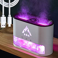 Соляна лампа зі зволожувачем 250мл, RGB, USB, Jellyfish Spra Rock / Ультразвуковий зволожувач повітря