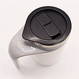 Автоматичний кухоль-мішалка 380 мл, на батарейках / Чашка з кришкою / Чашка для чаю / Чашка для кави, фото 4