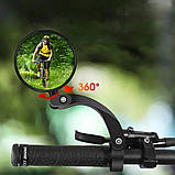 Дзеркало на велосипед, Ліве, 1 шт / Велозеркало / Дзеркало для велосипеда / Велосипедне дзеркало, фото 6