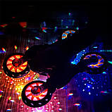 Інтерактивна танцююча іграшка Мотоцикл 23см з підсвіткою, від батарейок, YJ388 / Музична іграшка квадроцикл, фото 2