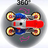 Інтерактивна танцююча іграшка Мотоцикл 23см з підсвіткою, від батарейок, YJ388 / Музична іграшка квадроцикл, фото 3