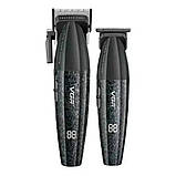 Набір для стрижки 2в1 (9 насадок), від USB, VGR V-640 / Машинка для стрижки / Тример для стрижки, фото 3