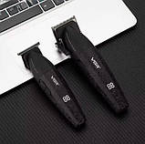 Набір для стрижки 2в1 (9 насадок), від USB, VGR V-640 / Машинка для стрижки / Тример для стрижки, фото 6