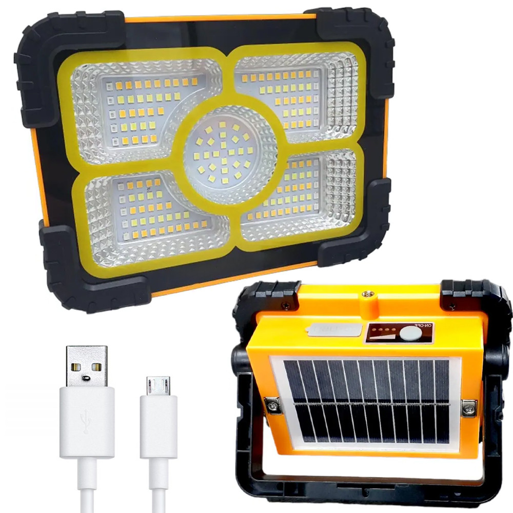 Ліхтар акумуляторний 30W, 3600mAh, Working Lamp JN-882 / Ліхтар на акумуляторі / Лампа на сонячній панелі