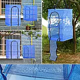 Сітка для сушіння риби, грибів, овочів та фруктів (49х49х75 см) / Сушка трьохярусна складна, фото 11