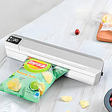 Вакуумний пакувальник + 10 пакетів, від мережі, Vacuum machine / Вакууматор для продуктів, фото 5