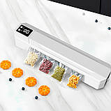 Вакуумний пакувальник + 10 пакетів, від мережі, Vacuum machine / Вакууматор для продуктів, фото 7