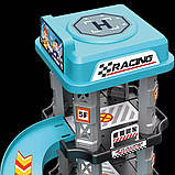 Дитяча гоночна траса-парковка, 62 деталі / Дитячий іграшковий паркінг / Іграшковий трек, фото 7