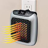 Портативний обігрівач 800Вт, від мережі + пульт ДК, Handy Heater / Електрообігрівач / Тепловентилятор, фото 7