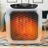 Портативний обігрівач 800Вт, від мережі + пульт ДК, Handy Heater / Електрообігрівач / Тепловентилятор, фото 8