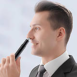 Тример для носа і вух 2в1, від USB, V-615 / Бездротовий тример для вух / Тример чоловічий для носа, фото 2