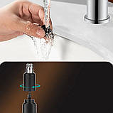 Тример для носа і вух 2в1, від USB, V-615 / Бездротовий тример для вух / Тример чоловічий для носа, фото 7