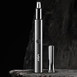 Тример для носа і вух 2в1, від USB, V-615 / Бездротовий тример для вух / Тример чоловічий для носа, фото 9