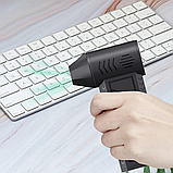Міні турбовентилятор 5000мАч, від USB, ZY7400-SE/PRO / Акумуляторна повітродувка / Портативний турбофен, фото 3