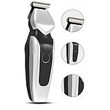 Бездротовий триммер для стрижки з насадками KH001, Сірий / Акумуляторна машинка для стрижки волосся, фото 5