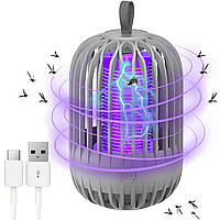 Лампа пастка для комарів і комах, від USB, BG-004 / Електричний знищувач комарів / Лампа від комарів