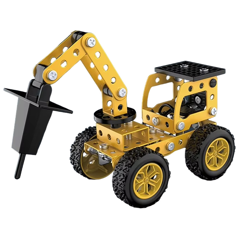 Металевий конструктор дитячий 15см, 114 деталей, YK667 / Залізний конструктор / Конструктор скрутка, фото 1