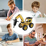 Металевий конструктор дитячий 15см, 114 деталей, YK667 / Залізний конструктор / Конструктор скрутка, фото 2