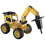 Металевий конструктор дитячий 15см, 114 деталей, YK667 / Залізний конструктор / Конструктор скрутка, фото 3