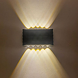 Комплект 2шт Вуличний ліхтар на сонячній батареї 10LED (10⨯5,5⨯2,5 см) / Водонепроникний світильник для саду, фото 9