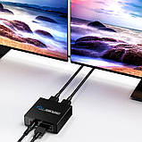HDMI розгалужувач на 2 порти, 1080P / Двонаправлений HDMI спліттер / Активний HDMI комутатор, фото 3