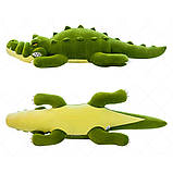 Дитяча м'яка іграшка "Крокодил" 160 см, Зелений / Плюшева іграшка для дітей / Іграшка подушка, фото 4