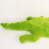 Дитяча м'яка іграшка "Крокодил" 160 см, Зелений / Плюшева іграшка для дітей / Іграшка подушка, фото 9