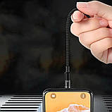 Шнур для зарядки USB - Lightning, 1,2м, 3A, Remax RC-102i / Магнітна зарядка для телефону, фото 3