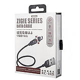 Шнур для зарядки USB - Lightning, 1,2м, 3A, Remax RC-102i / Магнітна зарядка для телефону, фото 7