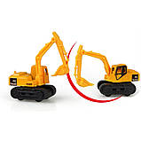 Набір будівельних машинок, 6 шт / Будівельна техніка для дітей / Набір будівельної техніки / Набір машинок, фото 3