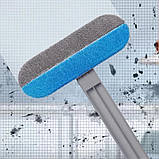 Щітка для миття вікон 4в1, 45см, Window Cleaner SHK-01 / Щітка для прибирання / Швабра для миття вікон, фото 7