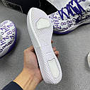 Eur40-46 Чоловічі баскетбольні кросівки Nike Kobe 8 Protro Halo Triple White, фото 3