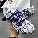 Eur40-46 Чоловічі баскетбольні кросівки Nike Kobe 8 Protro Halo Triple White, фото 7