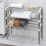 Полиця органайзер для мікрохвильової печі, 65x60x25см, Multifunctional storage rack / Універсальний кухонний стелаж, фото 3