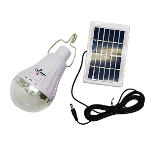 Лампа акумуляторна CL 028 Max з акумулятором і сонячною панеллю 8423