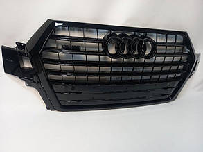 Решітка радіатора Audi Q7 2016+ стиль SQ7 (All Black)