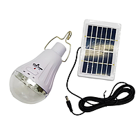 Лампа акумуляторна CL 028 Max з акумулятором і сонячною панеллю 8423