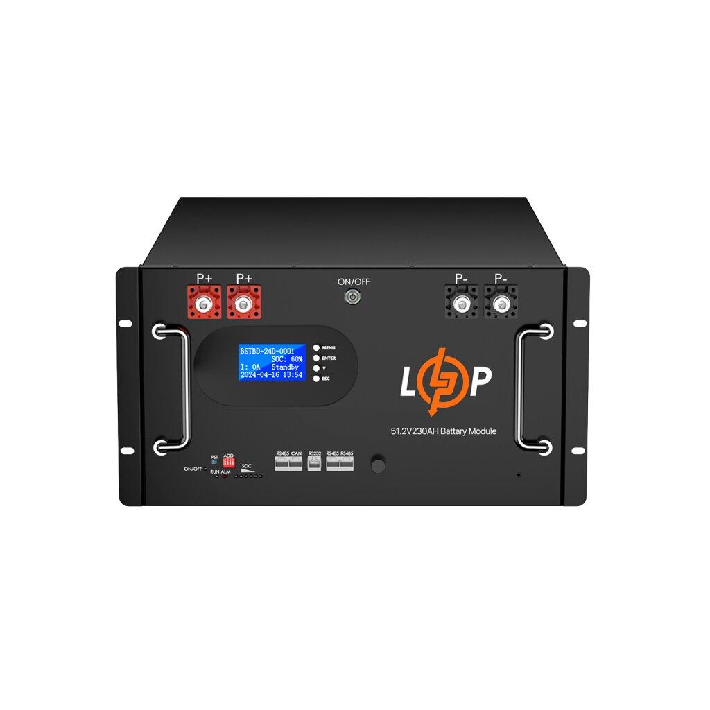 Акумуляторна батарея LogicPower 51.2 V 230 AH (11776Wh) з LCD RM AB RS485/CAN (Smart BMS 200A) LiFePO4