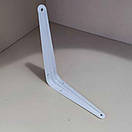 Консоль Кутик монтажний металевий 200 х 250 мм для кріплення поличок, фото 5