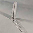 Консоль Кутик монтажний металевий 200 х 250 мм для кріплення поличок, фото 2