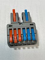 Клемник швидкого монтажа (0,08-4мм/32А) 2 + 6 (20069) ТМ LUMANO*