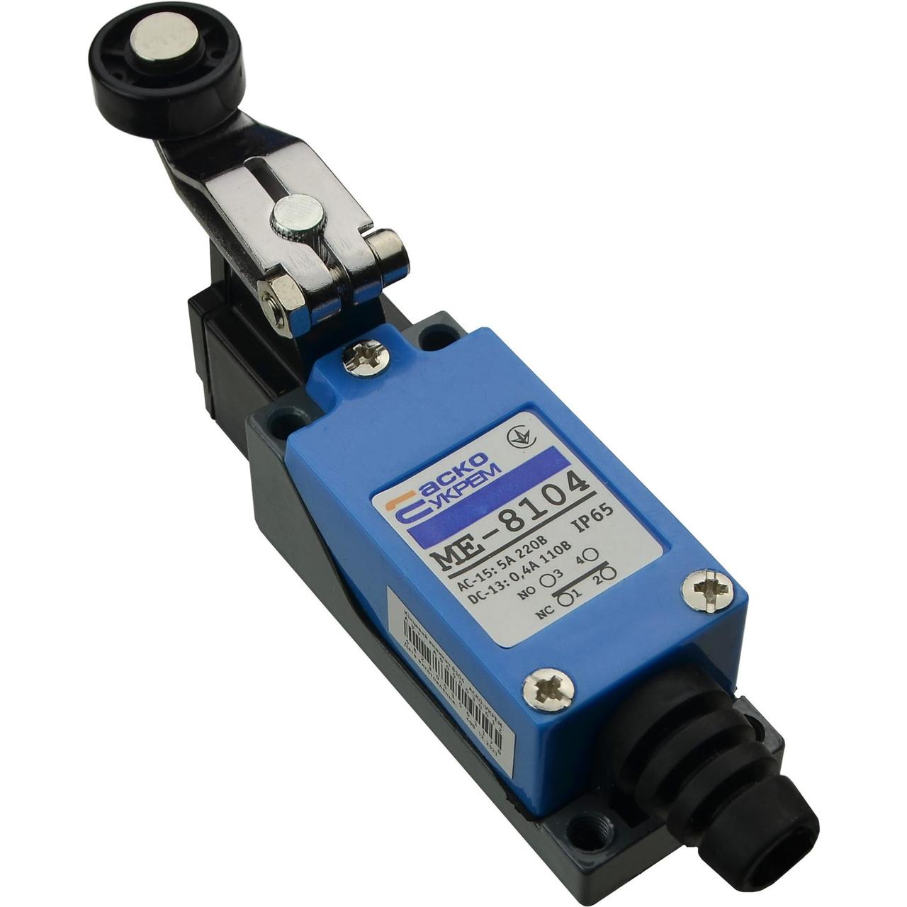 Кінцевий вимикач АСКО-УКРЕМ MЕ-8104 1NO+1NC (A0050030012), фото 1