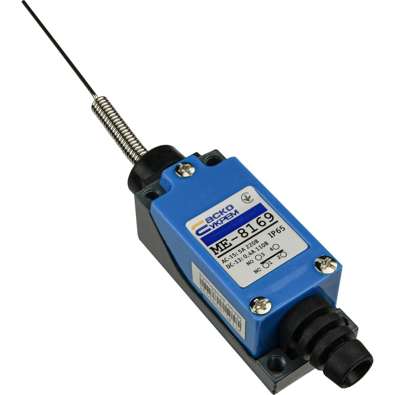 Кінцевий вимикач АСКО-УКРЕМ MЕ-8169 1NO+1NC (A0050030006), фото 1